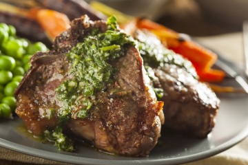 Lamb Chops with Chimichurri Sauce