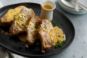 Pork Loin Chops in Dijon Sauce